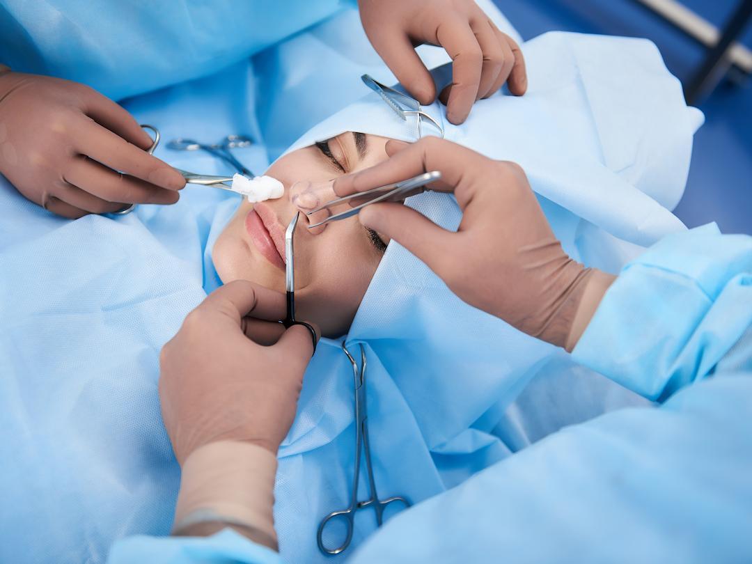 Patient Getting Plastic Surgery