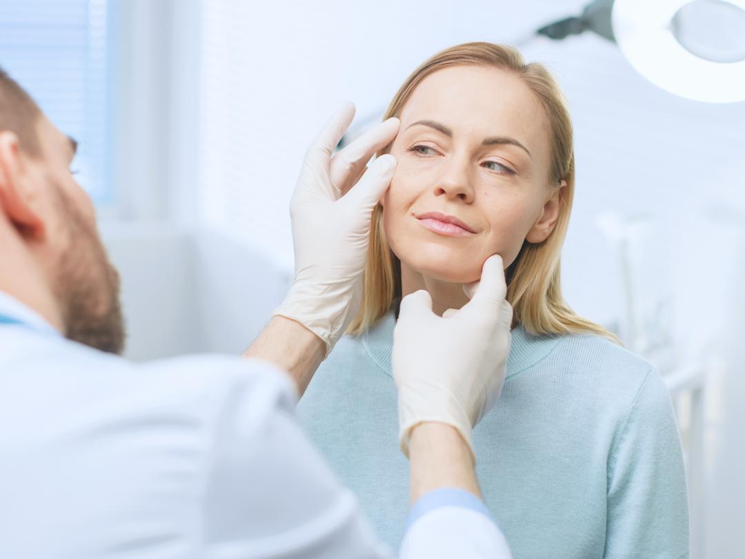 Woman Having Consultation For Plastic Surgery